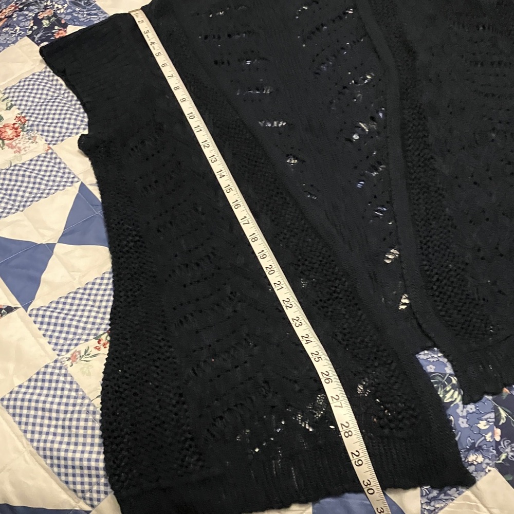 Maurices Navy Open-Knit Cardigan - Picture 4 of 5